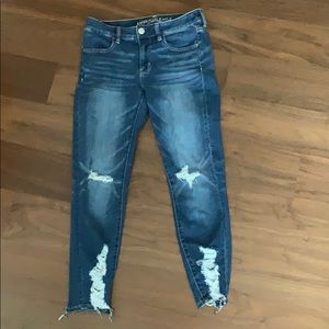 Distressed Denim Jeans